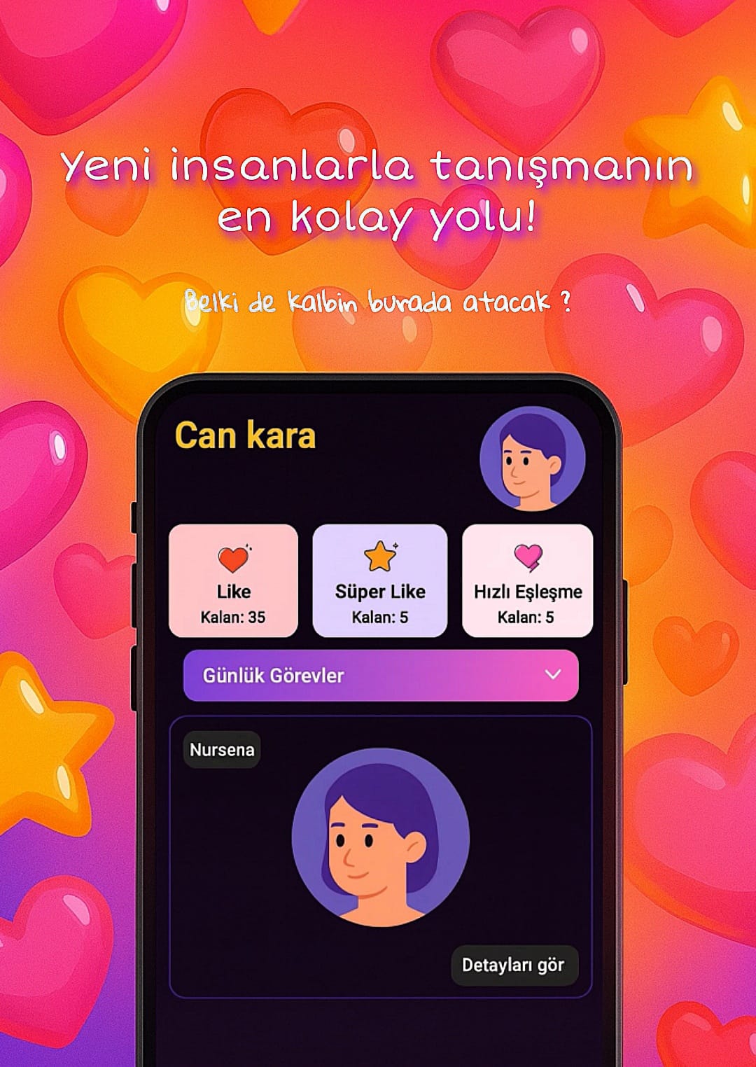 Balon uygulaması ekran görüntüsü 2